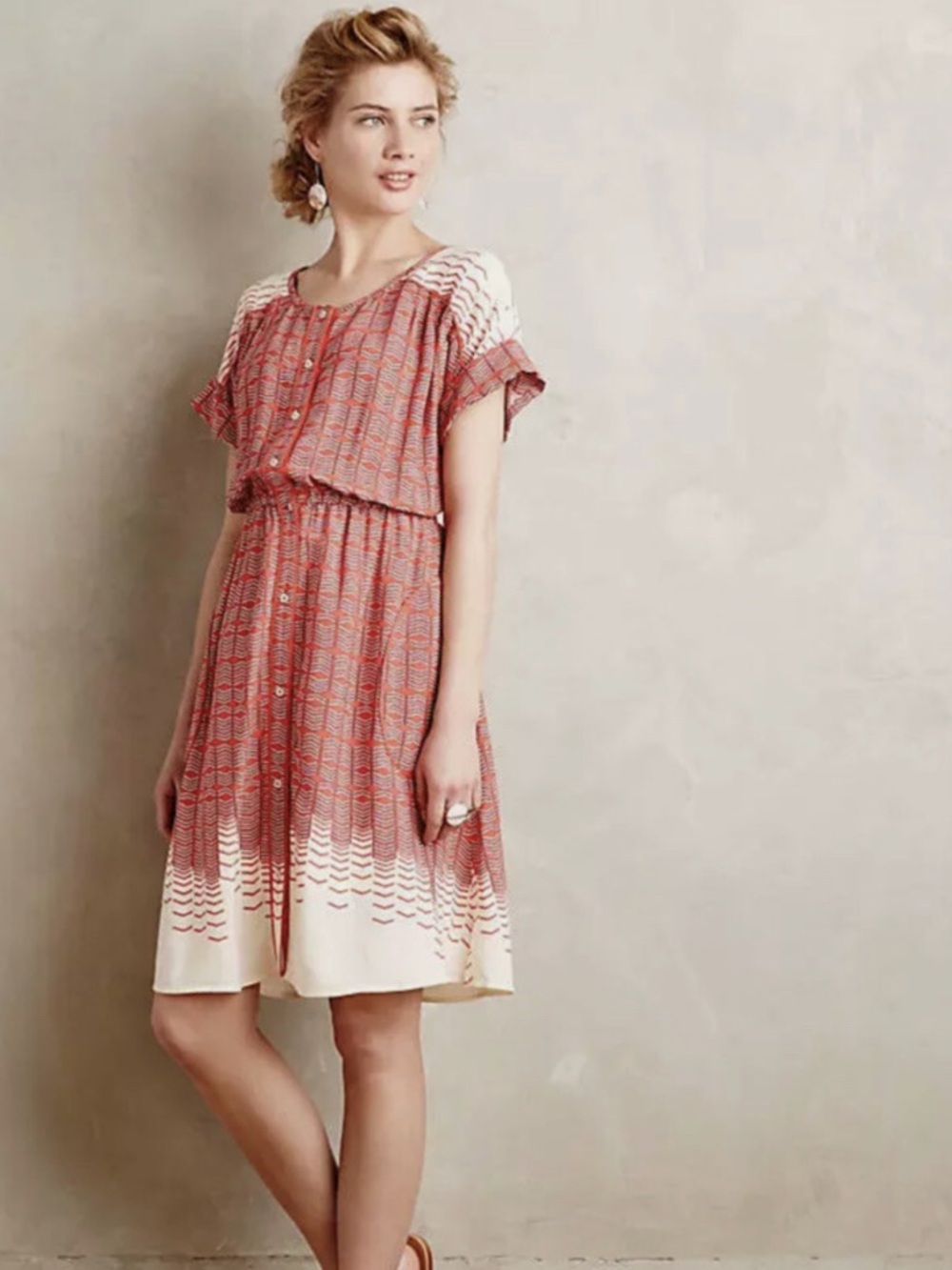 Anthropologie Maeve Veronica dress with pockets